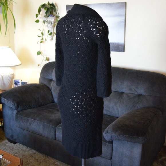 Juicy Couture Knitted Sweater Dress Cowl Neck Spring - Picture 5 of 5